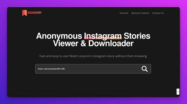 InsAnony – A Best Instagram Story Viewer